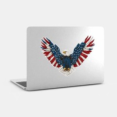 Bald Eagle, American Eagle USA Flag Precision Cut Decal