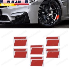 6PCS Reflective Stickers Car Wheel Hub Rim Stripe Tape Decal Decor Accessories