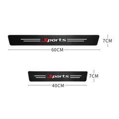 Universal Car Door Plate Sill Scuff Cover Anti Scratch Decal Sticker Accessories
