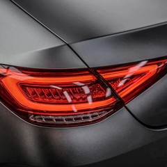 5FTx50FT PET AMG Mountain Gray Vinyl Wrap Scratch Resistant Self Adhesive
