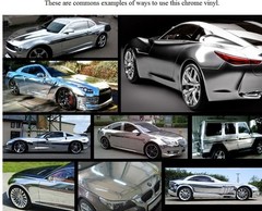 12″X30″ SILVER CHROME Vinyl Wrap Sticker Decal Air Bubble Free