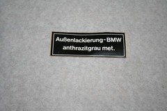 BMW CAR COLOR STICKER
