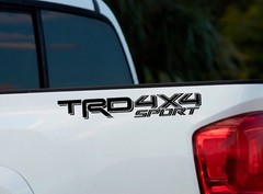 TRD 4×4 SPORT Decal Set (2pc) for Toyota Trucks