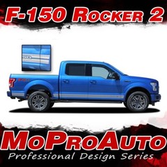 2015-2020 Ford Truck F-150 ROCKERS Vinyl Graphics Stripes 3M Decals | PDS3524