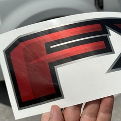 Gold Hook FX4 Off Road Decals Compatible with 4.3″ x 16.5″, F150, Black, Red