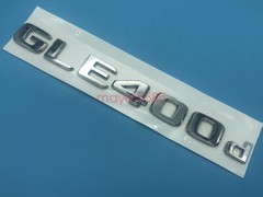 Chrome ” GLE400d ” Number Letters Rear Trunk Badge Emblem for Mercedes Benz GLE