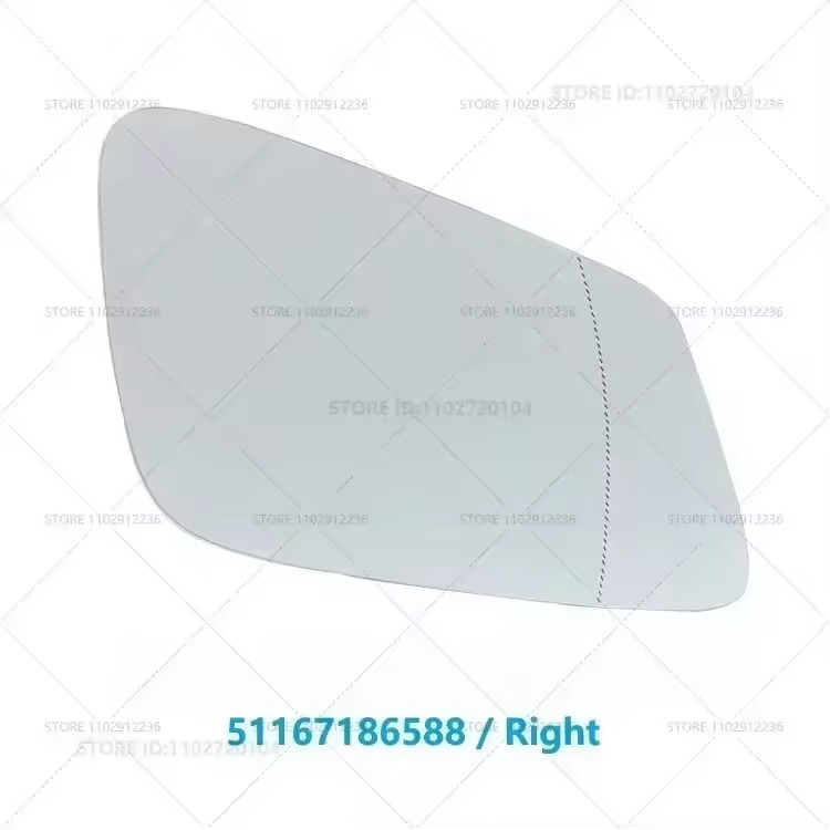 Heated Mirror Glass 4 Pin For 2008-2018 BMW 5 6 7 Series 51167186587