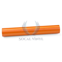 Premium Orange Brushed Aluminum Steel Vinyl Wrap Sticker Film Decal Air Release