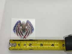 US Flag & American Eagle Die Cut Vinyl Decal’s Lot of 8 – U.S. Made