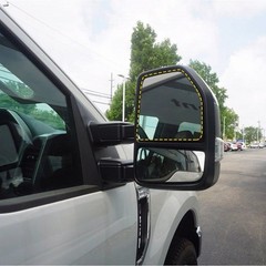 1/2Set Towing Mirror Glass Heated Upper Passenger Right RH For Ford F150 Pickup