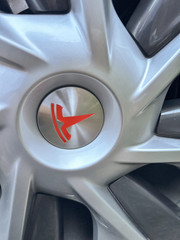 Custom Fit TESLA Model Y 3 S Wheel Rims Hubcup Covers Emblem Logo Decal Sticker