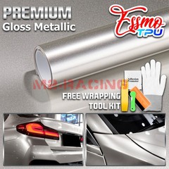 Gloss Metallic Platinum Silver PPF TPU Paint Protection Film Dry Wet Vinyl Wrap