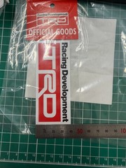 Genuine TRD Racing Development Sticker B2Type Set of 2 OEM Toyota 08231-SP011-B2