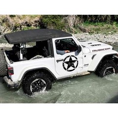 20” Army Star Distressed Vinyl Decal Car Hood Side Body Badge For Jeep Wrangler