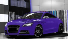Premium Satin Purple Matte Flat Vinyl Wrap Sticker Film DIY Decal Bubble Free