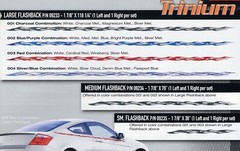 Automotive customizing graphic kit FLASHBACK DISCOUNTED