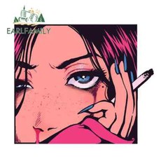 EARLFAMILY 5.1″ Beautiful Girl Eye Strip Car Stickers Graphics Creative Decals