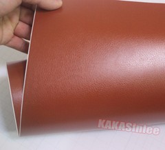 Brown Matte Car House 3D Leather Grain Texture Vinyl Wrap Sticker PVC Stretch AB