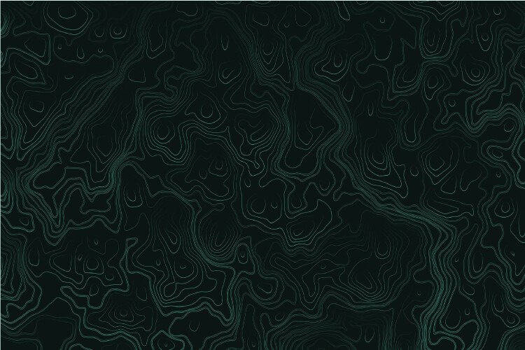 Teal Topographic Map Graphic Decal Vinyl Bike Scooter Motorcycle Car Wrap Cart