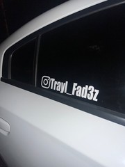 social media decals, instagram, Snapchat, Facebook,YouTube,TikTok Window decals
