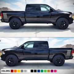 Stripes Decal For Dodge Ram Mirror 2008 2009 2010 2011 2012 2013 2014 2015 2016