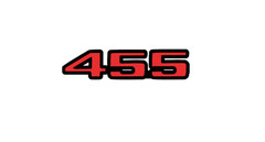 Pair – 2 Color 455 Decal Emblem V8 GM Chevy GMC Pontiac Oldsmobile