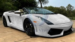 Premium Ultra Diamond Glitter Matte Silver Car Vinyl Wrap Sticker Decal Sheet