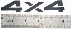 2x 6.5 Inch 4×4 Decals Stickers fit for Auto, Wall, Laptop, Phone, Truck, (Black
