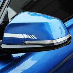White Vinyl Sticker Decal Truck SUV Car Rearview Mirror