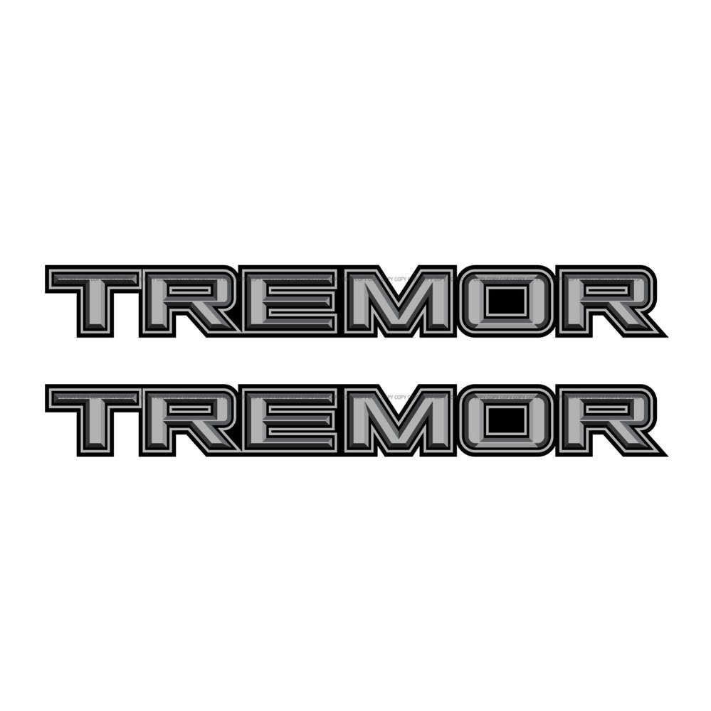 Tremor Package Truck Bed Side Decal Sticker