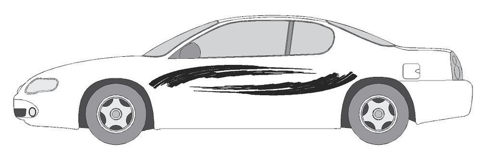 DECAL #A925 VINYL GRAPHIC AUTO SUV VEHICLE CROSS OVER MODERN TRUCK VAN CAR SEMI