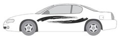 DECAL #A925 VINYL GRAPHIC AUTO SUV VEHICLE CROSS OVER MODERN TRUCK VAN CAR SEMI
