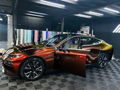 ESSMO PET Galaxy Dust Gloss Phoenix Blaze Auto Car Vinyl Wrap Decal Sticker