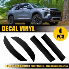 4X Front Rear Reflector Decals Precut Tint Overlay Vinyl For 2024 2025 Traverse