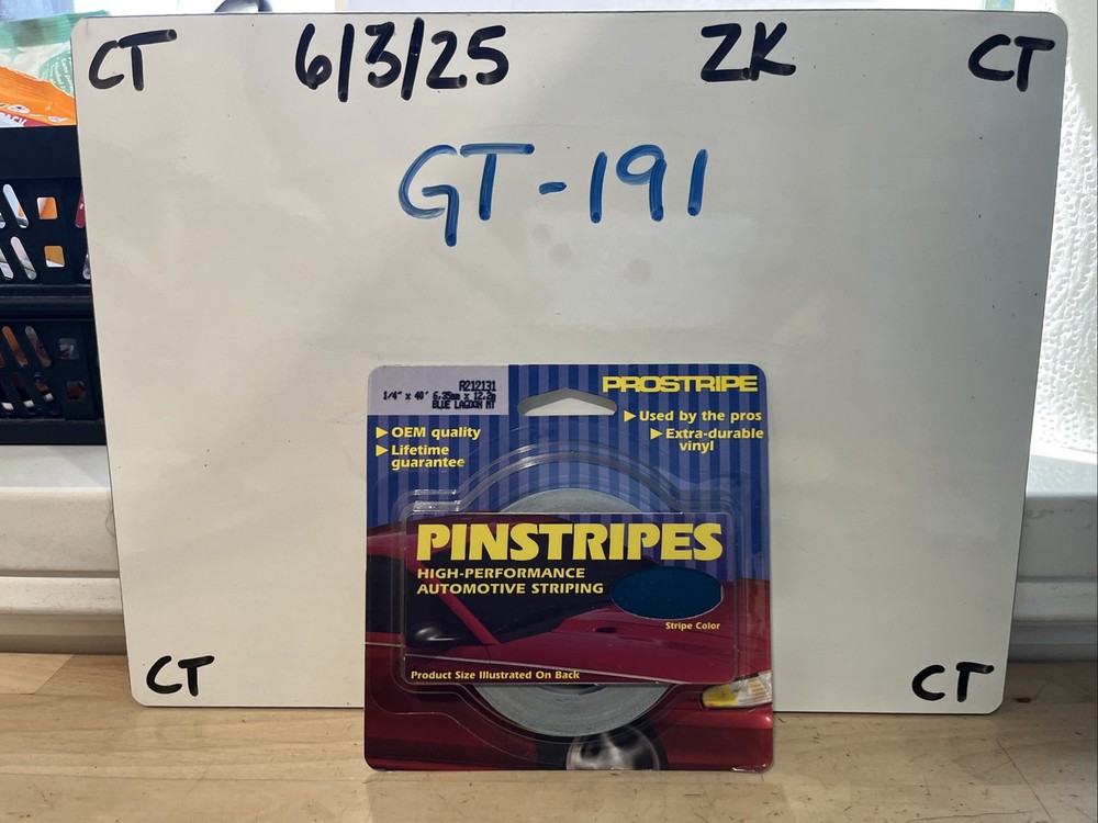 Prostripe Auto Pinstripes (Metallic Blue Lagoon) R212131 1/4” X 40’