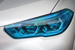 Hex Honeycomb Holographic Gloss Royal Blue Headlight Taillight Tint Film Fog