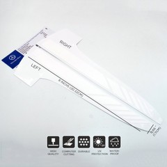 For New Mercedes Mirror Cover Trim Strip Sticker Vinyl Racing Decal AMG – White