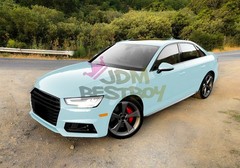 ESSMO PET Super Gloss Ocean Mist Teal Vehicle Vinyl Wrap Decal Glossy Like Paint
