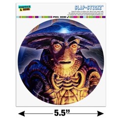 Farscape Pilot Alien Moya Automotive Car Window Locker Circle Bumper Sticker