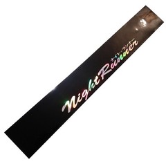 Night Runner Windshield Sun visor Strip Decal Car Sticker Banner stance kanji