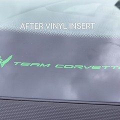 C8 Corvette ROSWELL GREEN TEAM CORVETTE VINYL (2 X 5 Inches)