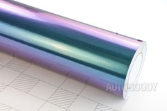 50ft x 5ft Gloss Metallic Chameleon Purple Teal Vinyl Film Wrap Air Bubble Free