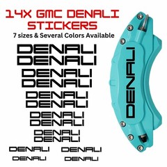14x GMC Denali Brake Caliper Decal Stickers / Car Decals / Car Stickers