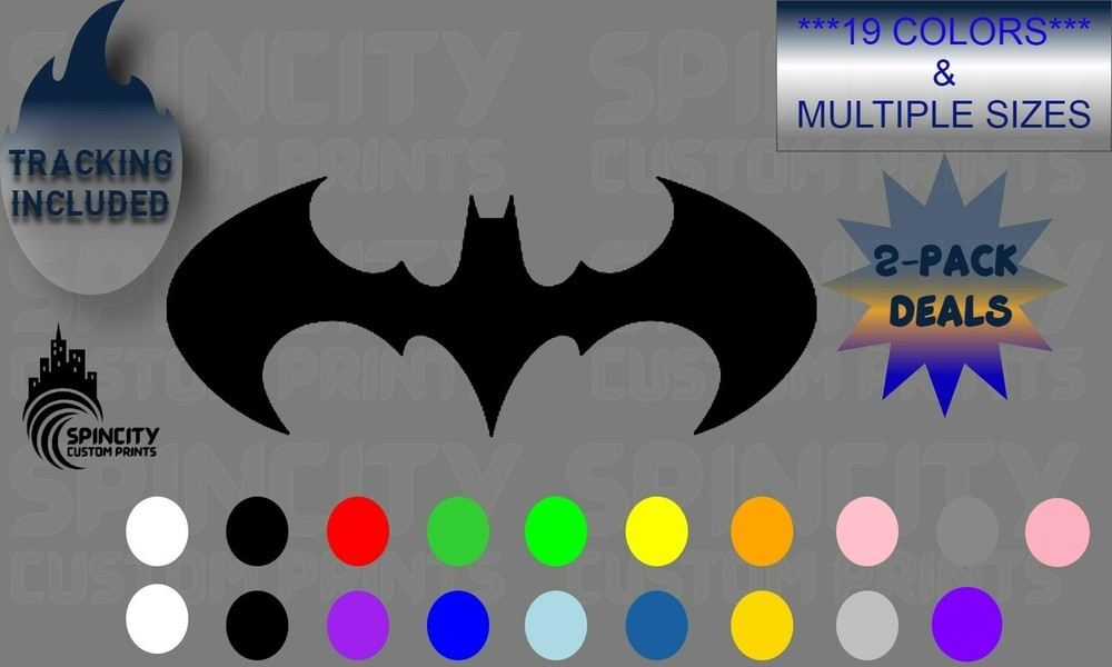 BATMAN LOGO Car Window Vinyl Decal Graphic Laptop Truck Bumper Sticker