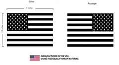 American USA Flag Vinyl Decal Sticker Car Truck Window Patriotic US Outdoor