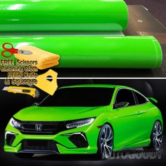 24″ x 60″ Super Gloss Green Vinyl Film Wrap Sticker Air Bubble Free 2ft x 5ft