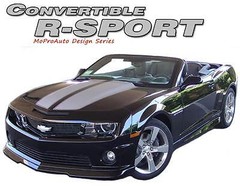 2011 2012 2013 Chevy Camaro Racing Stripes R-SPORT OE CONVERTIBLE 3M Pro Decals