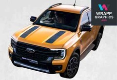 Fits Mercedes X Class Bonnet Stripe Graphics Any Year Decals Stickers 1