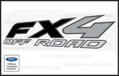 Set of 2 Ford F250 FX4 Decals Stickers – FB Truck Super Duty Off Road Bed FH2X3