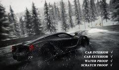 Matte Black Vinyl Wrap, Car Wrap Self Adhesive Film, 1ft x 10ft,